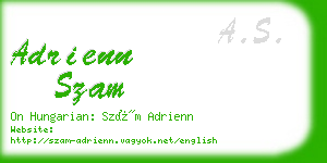 adrienn szam business card